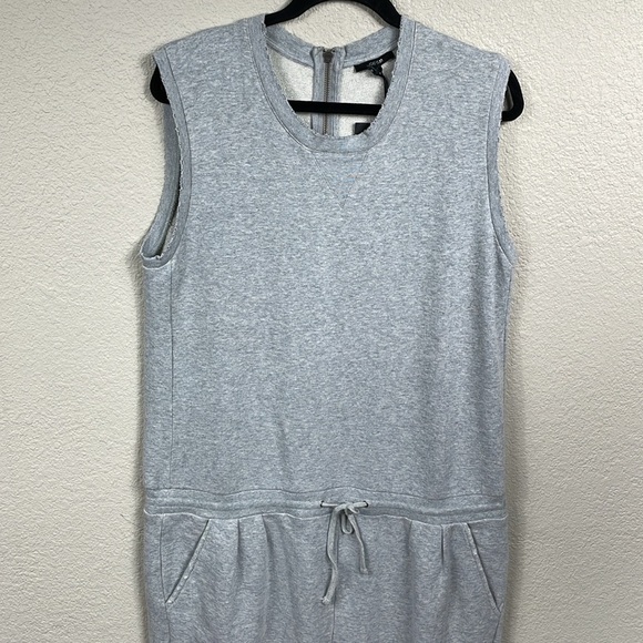 NWT Joes Jeans Marnie Cotton Tank Jumpsuit Heather Grey Gray Lounge Sz XL - Picture 3 of 12